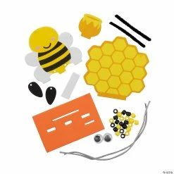 Buy 😉 Bee with Hanging Legs Craft Kit - Makes 12 🔔 -Spring Craft Shop bee with hanging legs craft kit makes 1214105356 a01
