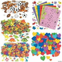 Best reviews of 🥰 Bulk Foam Self-Adhesive Shapes Kit - 2532 Pc. 🤩