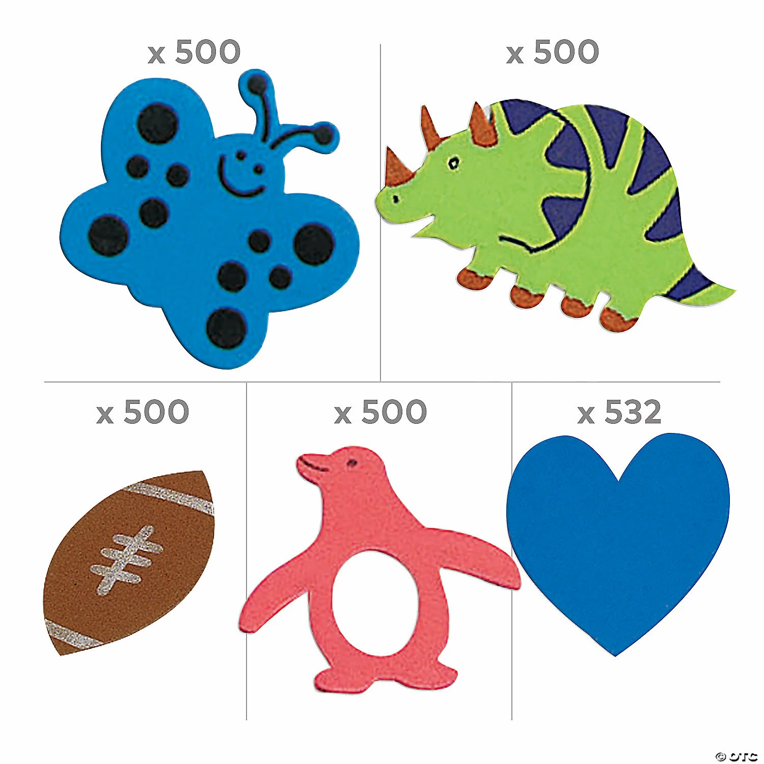 Best reviews of 🥰 Bulk Foam Self-Adhesive Shapes Kit - 2532 Pc. 🤩 4 Best reviews of 🥰 Bulk Foam Self-Adhesive Shapes Kit - 2532 Pc. 🤩 - Image 2