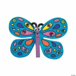 Cheap 🔥 Clothespin Butterfly Magnet Craft Kit - Makes 12 😀