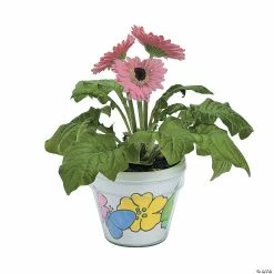Budget 🔔 Color Your Own Artist Flowerpots - 12 Pc. 👍