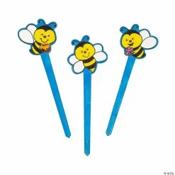 Best deal 😍 Color Your Own Bee Plant Stakes – 12 Pc. ❤️ -Spring Craft Shop color your own bee plant stakes 12 pc 14097135 a01
