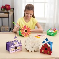 Coupon โจ Color Your Own Castle Birdhouses - 6 Pc. ๐ 9 Coupon โจ Color Your Own Castle Birdhouses - 6 Pc. ๐ -Spring Craft Shop color your own castle birdhouses 6 pc 14096997 a03