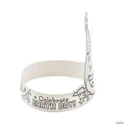 New 💯 Color Your Own Earth Day Crown Craft Kit – Makes 12 ✔️ -Spring Craft Shop color your own earth day crown craft kit makes 1214105263 a03