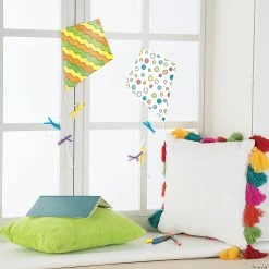 Outlet 🔥 Color Your Own Kite Signs - 12 Pc. 🎉 -Spring Craft Shop color your own kite signs 12 pc 13823162 a03