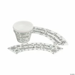 Cheapest 😉 Color Your Own Mom Artist Flowerpots - 12 Pc. 🧨 -Spring Craft Shop color your own mom artist flowerpots 12 pc 48 5138 a01