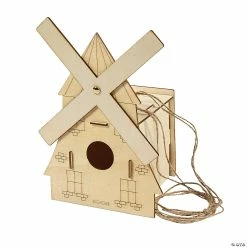 Wholesale 😀 Color Your Own Windmill Birdhouse Craft Kit - Makes 6 🌟