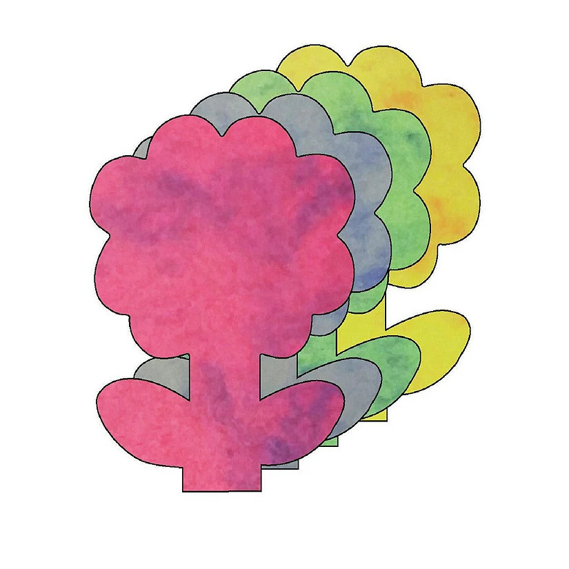 Wholesale ๐ Creative Shapes Etc. - Large Marble Assorted Cut-out - Flower ๐ 3 Wholesale ๐ Creative Shapes Etc. - Large Marble Assorted Cut-out - Flower ๐