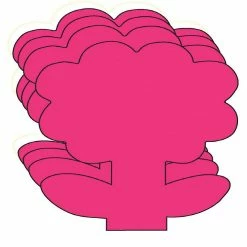 Best Pirce 😉 Creative Shapes Etc. - Small Single Color Construction Paper Craft Cut-out - Flower 🎁