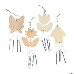 Best deal 🧨 DIY Unfinished Wood Spring Wind Chimes - 12 Pc. 😍