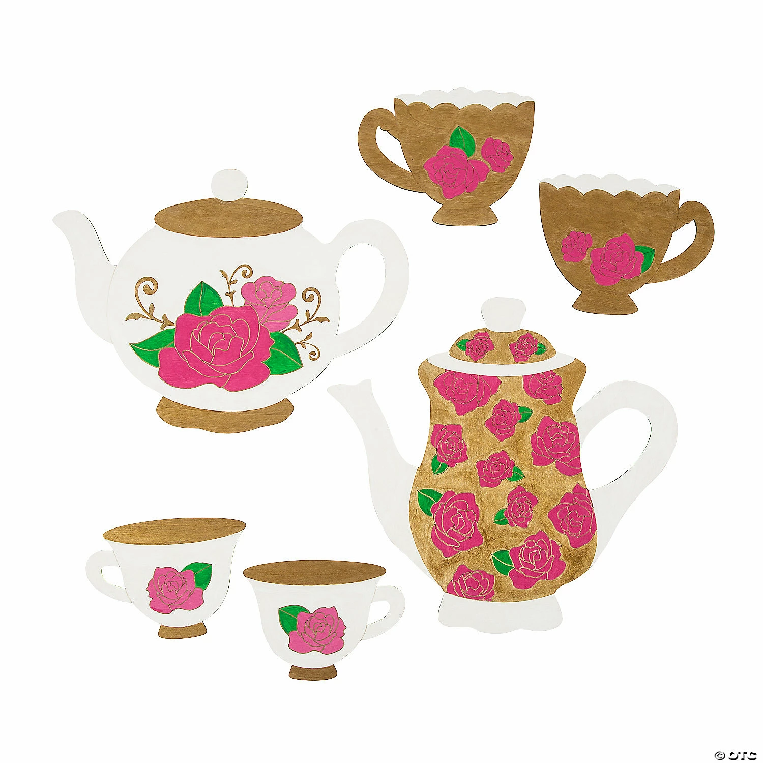 Outlet ✔️ DIY Unfinished Wood Teapot Shapes - 6 Pc. 🤩 4 Outlet ✔️ DIY Unfinished Wood Teapot Shapes - 6 Pc. 🤩 - Image 2