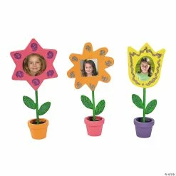 Spring Craft Shop -Spring Craft Shop diy wood flower photo holders 12 pc 48 3742 a01