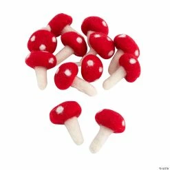 Coupon ⌛ Felt Mushrooms - 12 Pc. 💯