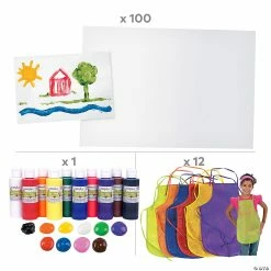 New ๐ Finger Paint Kit - 122 Pc. โ๏ธ 5 New ๐ Finger Paint Kit - 122 Pc. โ๏ธ -Spring Craft Shop finger paint kit 122 pc 14090642 a01