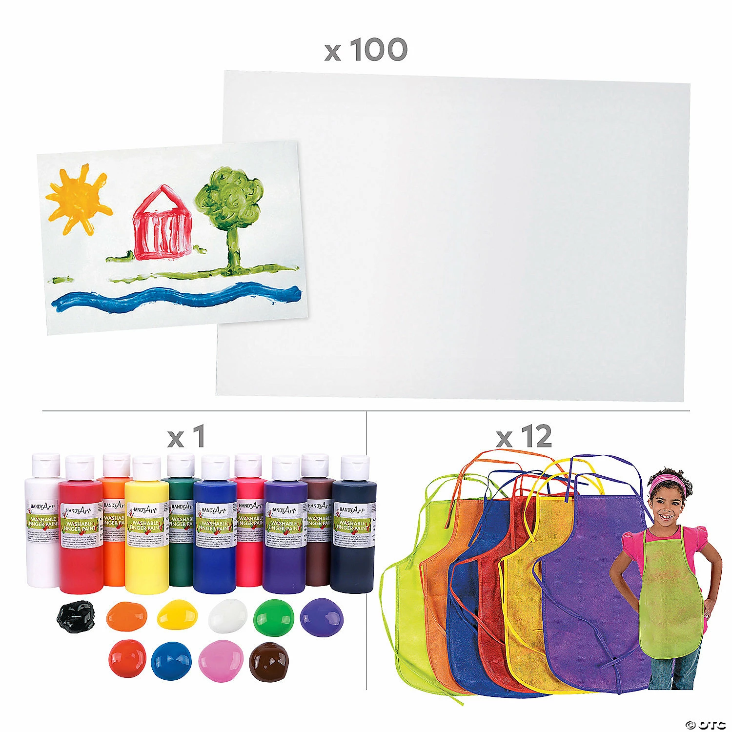 New ๐ Finger Paint Kit - 122 Pc. โ๏ธ 4 New ๐ Finger Paint Kit - 122 Pc. โ๏ธ - Image 2