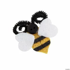 Best Sale 🎁 Glitter Felt Bee Pin Craft Kit - Makes 12 😉