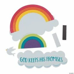 Deals 🎉 God Keeps His Promises Rainbow Magnet Craft Kit - Makes 12 🌟 -Spring Craft Shop god keeps his promises rainbow magnet craft kit makes 1213785981 a01