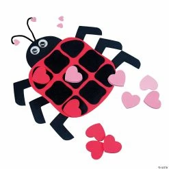 Best Pirce 👏 Ladybug Valentine Tic-Tac-Toe Craft Kit - Makes 12 🤩