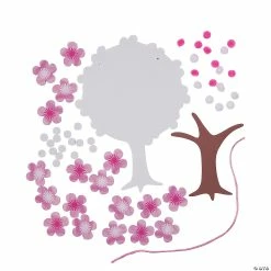 Coupon 🛒 Lunar New Year Cherry Blossom Tree Pom-Pom Craft Kit - Makes 12 💯 -Spring Craft Shop lunar new year cherry blossom tree pom pom craft kit makes 1213933799 a01