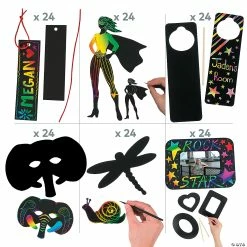 Hot Sale ❤️ Magic Color Scratch Boredom Buster Kit - 120 Pc. 🥰 -Spring Craft Shop magic color scratch boredom buster kit 120 pc 13964593 a01