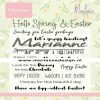 Flash Sale 😀 Marianne Design Marleen's Hello Spring Easter Clear Stamps 😉 -Spring Craft Shop marianne design marleens hello spring easter clear stamps14163905NOWA