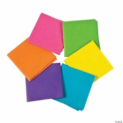 Cheapest ❤️ Mini Neon Tissue Paper Squares - 5000 Pc. 🌟