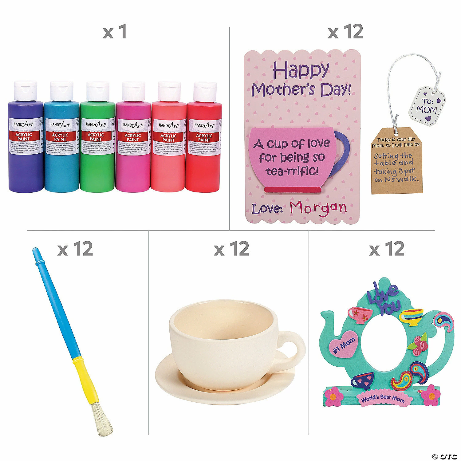 Budget ✔️ Mother’s Day Tea Craft Kit Assortment – Makes 36 🔔 4 Budget ✔️ Mother’s Day Tea Craft Kit Assortment – Makes 36 🔔 - Image 2