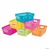 New 😀 Neon Tall Storage Baskets with Handles - 6 Pc. 🎉 2 New 😀 Neon Tall Storage Baskets with Handles - 6 Pc. 🎉 -Spring Craft Shop neon tall storage baskets with handles 6 pc 13685669