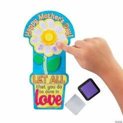 Promo 😀 Religious 👩 Mother’s Day Thumbprint Bookmark Craft Kit - 12 Pc. ✨ -Spring Craft Shop religious mother s day thumbprint bookmark craft kit 12 pc 14207932 a02