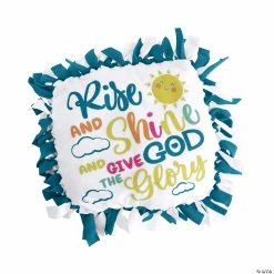 Budget 🛒 Rise & Shine Fleece Tied Pillow Craft Kit - Makes 6 ⭐