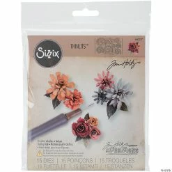Spring Craft Shop -Spring Craft Shop sizzix thinlits dies by tim holtz 15 pkg tiny tattered florals13825996 a01