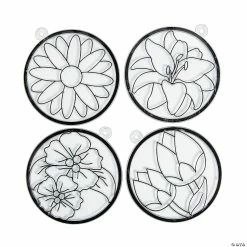 Top 10 👏 Spring Flower Suncatchers - 24 Pc. ✔️