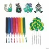 Discount 🛒 St. Patrick’s Day Suncatcher Craft Kit Assortment - Makes 36 ✨ -Spring Craft Shop st patrick s day suncatcher craft kit assortment makes 3614097157