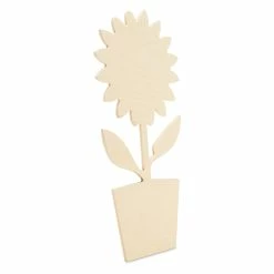 Deals 🤩 Woodpeckers Crafts, DIY Unfinished Wood 14" Sunflower in Pot Cutout Pack of 6 😉 -Spring Craft Shop woodpeckers crafts diy unfinished wood 14 sunflower in pot cutout pack of 614129001 a01NOWA